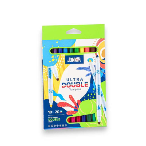 Picture of JUNIOR FELT TIP MARKERS DOUBLE X10